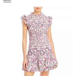 French connection smocked dress